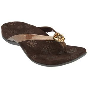 Vionic Orthaheel Sharon Flip Flops Size 10